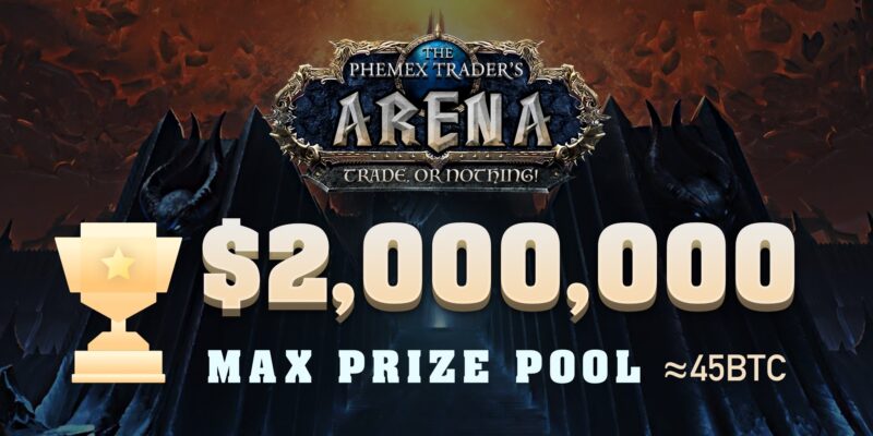 The Phemex Trader’s Arena is back - with a prize pool of up to $2,000,000