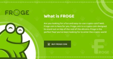 FROGE Coin Is Now Live - Get It While It’s Fresh