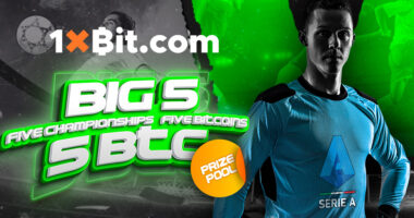 1xBit Announces The Big 5 Tournament Is Still On & Many Prizes Left
