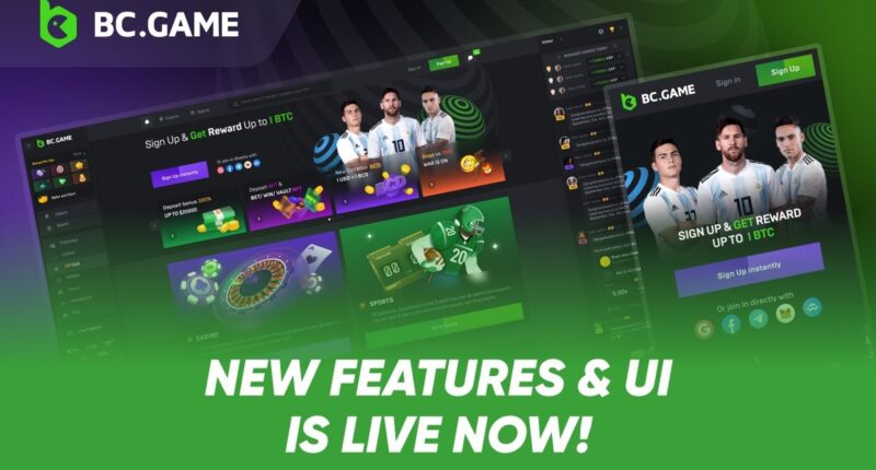 BC.GAME Launches its Redesigned Website with New Features