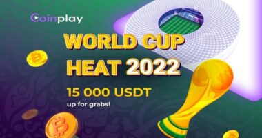 World Cup is more exciting with Welcome bonus up to 5,000 USDT from Coinplay