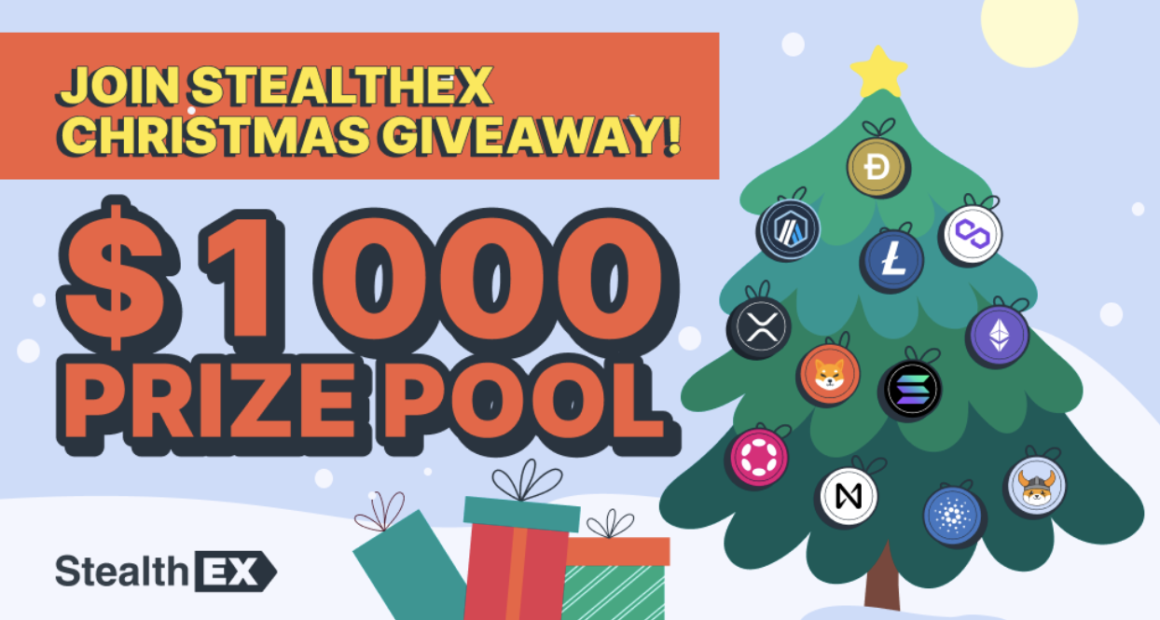 Swap on StealthEX and Win a Special Christmas Giveaway!