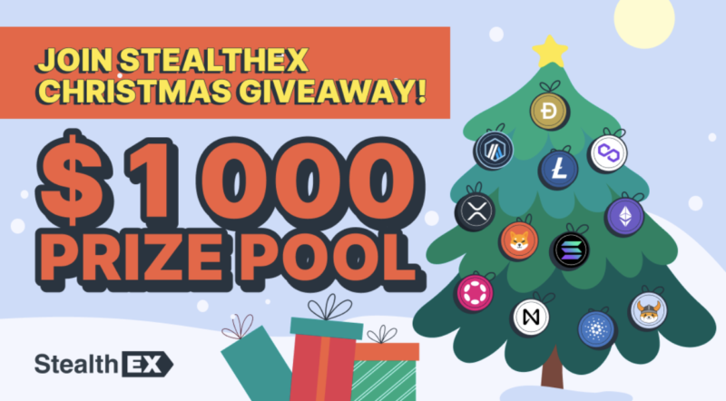 Swap on StealthEX and Win a Special Christmas Giveaway!