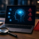 AI search concept showing warning symbols around a digital AI interface, representing common mistakes businesses make with AI search optimization and visibility.